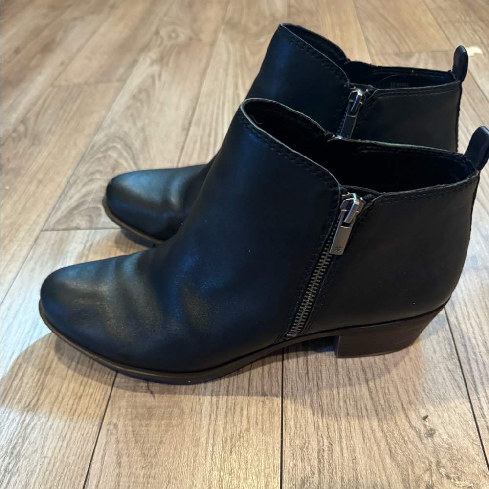 Lucky brand booties black size 10 womens. Never worn